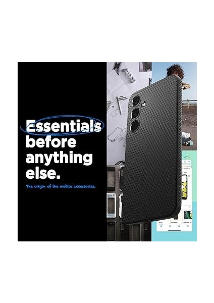 Galaxy A35 ile Uyumlu Kılıf Liquid Air Matte Black - ACS07519 fiyatları