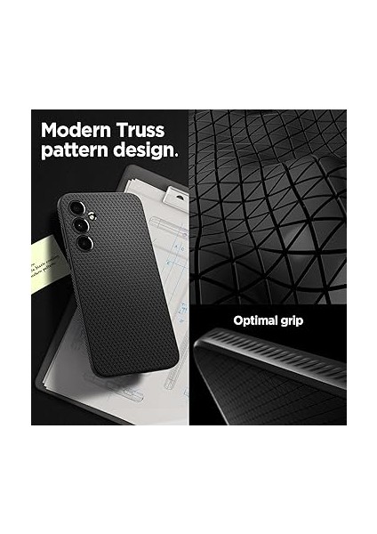 Galaxy A35 ile Uyumlu Kılıf Liquid Air Matte Black - ACS07519 modelleri