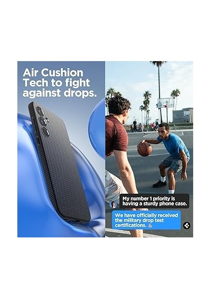 Galaxy A35 ile Uyumlu Kılıf Liquid Air Matte Black - ACS07519 fırsatları