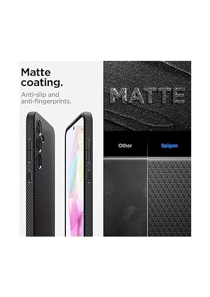 Galaxy A35 ile Uyumlu Kılıf Liquid Air Matte Black - ACS07519 indirimleri