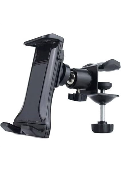 Masa, Raf Tablet ve Telefon Tutucu Sıkıştırmalı Ayarlanabilir Sehpa Sıra Raf Mobilya Kenarına Profesyonel Tutucu Kıskaçlı Stand Kolay Kurulum 4-13 Inç Arası Cihazlar Için Uygun B3 fiyatları