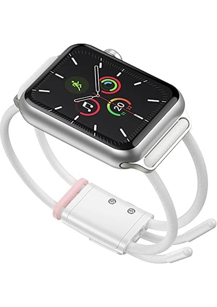 Go, Akıllı Saat Kordonu, Beyaz - Pembe, Seri 3 & 4 & 5 Uyumlu, 42 mm / 44 mm fiyatları