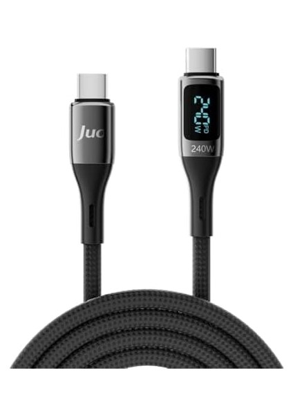 240W LED Ekranlı E-Mark Çipli Pd 3.1 USB Type-C To Type-C Hızlı Şarj ve Kablosu 1 Metre fiyatları