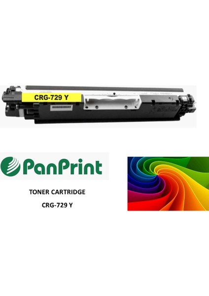 Canon I-Sensys LBP-7018C Sarı Muadil Toner (CRG-729 Y)