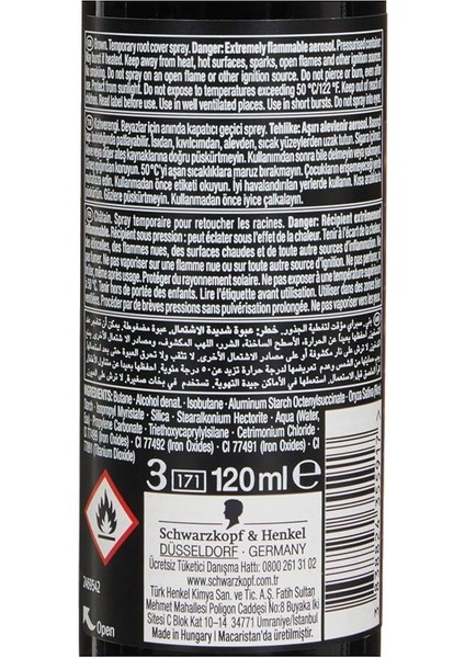 Root Retoucher Beyazları Anında Kapatan Sprey Boya Kahverengi, 120 ml fırsatları