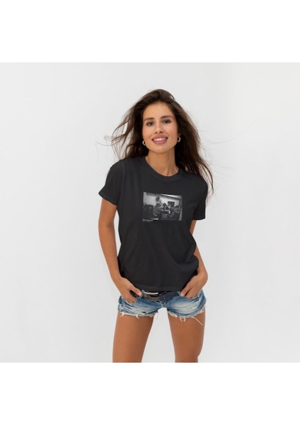 Keith Richards Boston 1975 Tişört - Siyah fiyatları