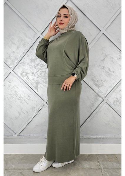 Kadın Yarasa Kol Tesettür Takım