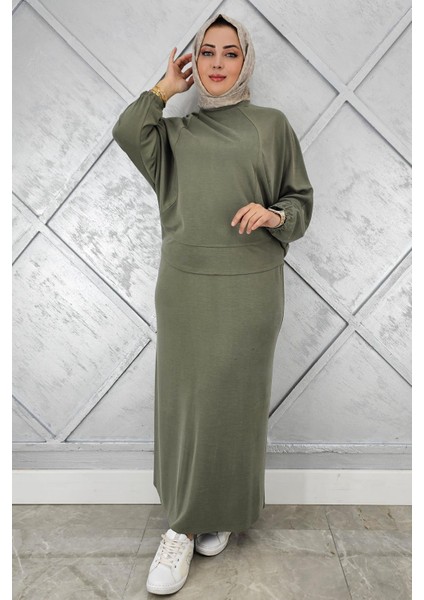 Kadın Yarasa Kol Tesettür Takım modelleri