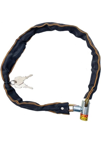 Anahtarlı Çelik Zincir Halat Kilit Bisiklet Motosiklet Kilidi Güvenlik