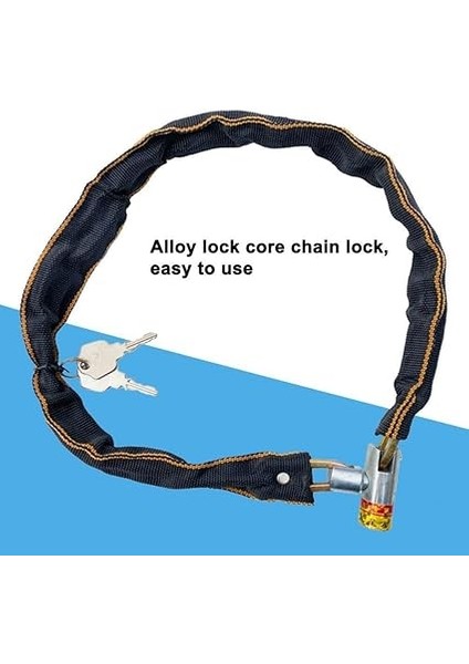 Anahtarlı Çelik Zincir Halat Kilit Bisiklet Motosiklet Kilidi Güvenlik fırsatları