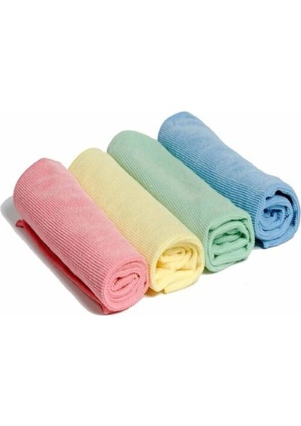 Temizlik Bezleri, Aşındırmaz, Yeniden Kullanılabilir ve Yıkanabilir - 4'lü Paket 2137