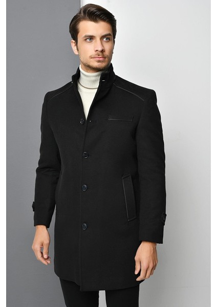 PLT9391 Dewberry Erkek Palto-Antrasit modelleri