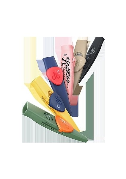 Profesyonel Sınıf Kazoo, Iki Kademeli Anahtarlama Tonu, Çok Fonksiyonlu Emme Diyafram Koruma Kapağı, Seçebileceğiniz S Renkler, Müzik Için Verme ve Siyah modelleri