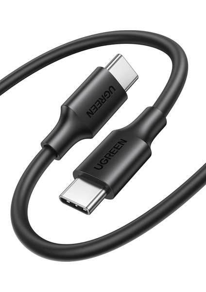 USB C To USB C 3A Hızlı Şarj ve Data Kablosu Siyah 2 Metre
