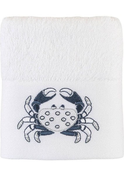 Aron Nakışlı El Havlusu 30X50 Cm, Beyaz