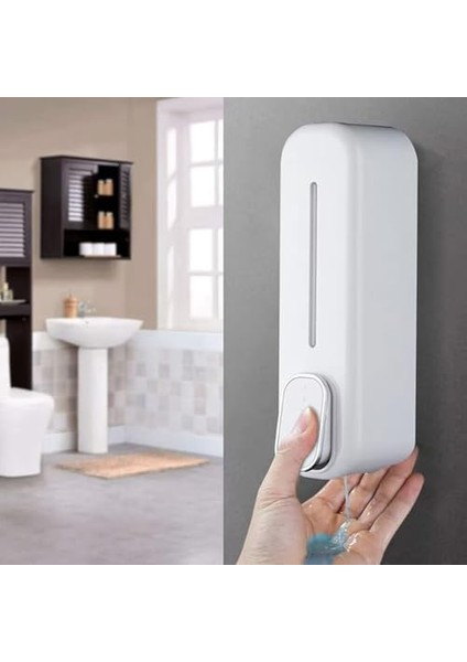 2 Adet Beyaz Duvara Monte Sıvı Sabunluk – 300 Ml, Şık & Dayanıklı Dispenser, ve Mutfak Için modelleri