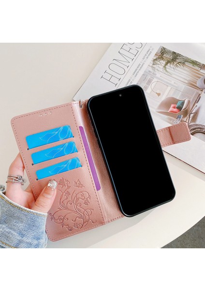 Oneplus 15 5g Çiçek Desenli Kelebek Cüzdan Telefon Kılıfı, Bilek Kayışı ve Manyetik Toka, 3 Kart Yuvası, Çiçek Desenli Telefon Kılıfı, Oneplus 15 5g Için (Yurt Dışından) modelleri