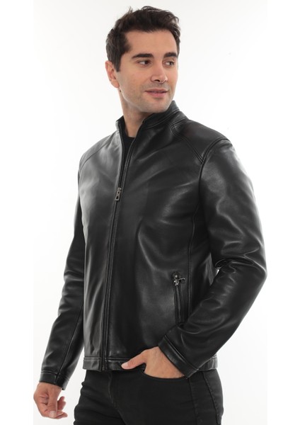 Erkek Hakiki Deri Mont - Sade, Şık ve Klasik Basic Model fiyatları