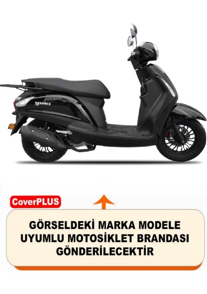 Yuki Enzo 50 Branda (Arka Çanta Uyumlu) Motosiket Brandası (Siyah Renk) Motor Örtüsü Çadır Su Geçirmez Motosiklet Kılıfı Motor Brandası fiyatları