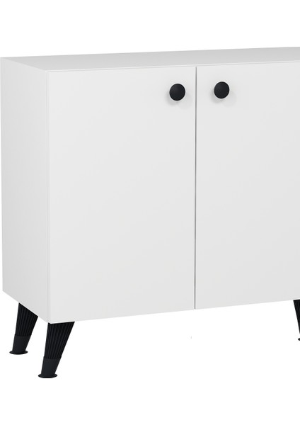 8198KB150 -1ct Konsol, Tv Ünitesi Beyaz -Siyah fiyatları