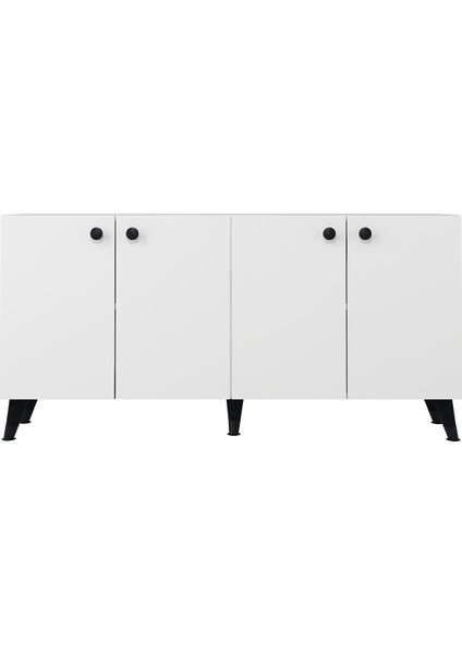 8198KB150 -1ct Konsol, Tv Ünitesi Beyaz -Siyah modelleri