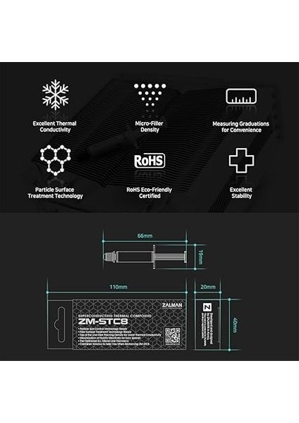 Zm-Stc8 Super Iletken 1,5gr Yuksek Performansli Termal Macun indirimleri