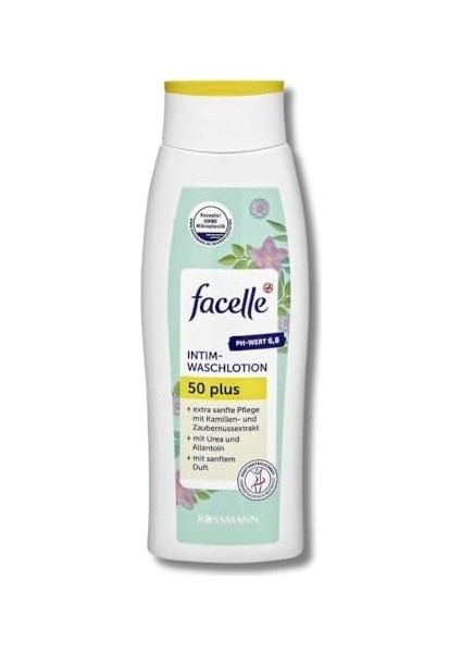 Facelle Günlük Dış Genital Bakım Losyonu 50 Plus Günlük 300ML 1 Paket (1 x 300 Ml)