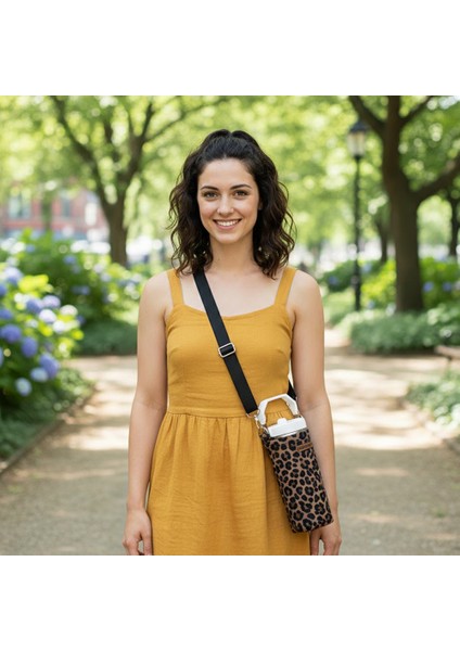 1 Litrelik Matara Kılıfı Su Şişesi Taşıma Çantası Water Bottle Bag