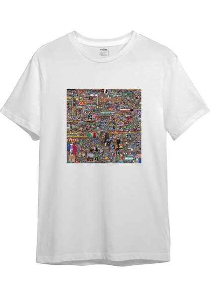 Reddit Place Tişört - Beyaz