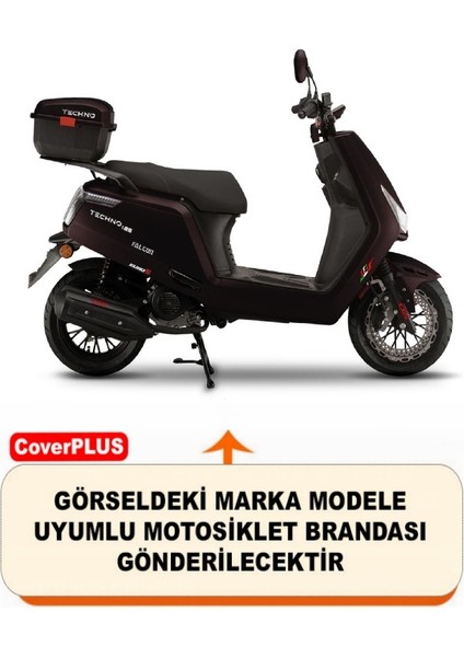 Falcon Techno 125 Efı Branda (Arka Çanta Uyumlu) Motosiket Brandası (Gri Renk) Motor Örtüsü Çadır Su Geçirmez Motosiklet Kılıfı Motor Brandası fiyatları