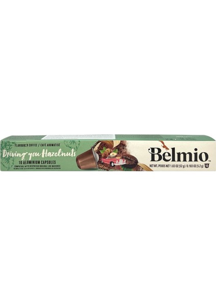 Uyumlu Belmio Kapsül Kahve Hazelnuts 10 Lu