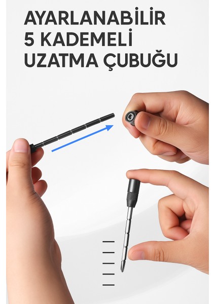 115 Parça Manyetik Hassas Tornavida Seti • Ergonomik Sap • Telefon Bilgisayar Tamir Seti modelleri