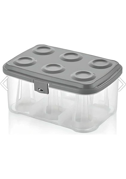 6 Lı Çay Bardağı Taşıma ve Saklama Kutusu Piknik Tipi Bardak Kırılma Önleyici