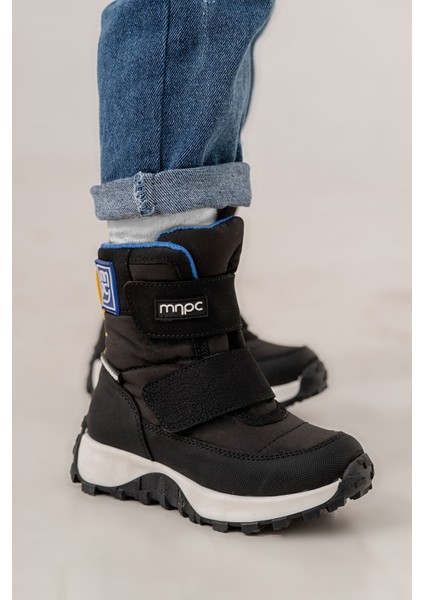 Erkek Çocuk Siyah Su Geçirmez Anatomik Günlük Bot