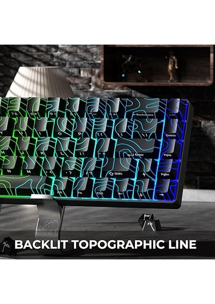 Siyah Klavyeler, Doubleshot Pbt Klavye Seti, Arkadan Aydınlatmalı Topografik Klavye Keycaps Oem Profili ile Uyumlu 60% 65% 75% 80% 96% 100% Mekanik Klavyeler - Sadece Anahtar Kapakları modelleri