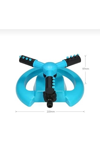 Otomatik 360° Dönen Fıskiye 3 Kollu Ayarlanabilir Bahçe Sulama Sistemi Sehpalı fırsatları