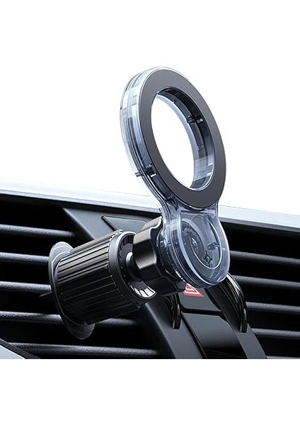 Havalandırmaya Takılan Araç Içi Telefon Tutucu Manyetik Mıknatıslı 2 Yuvarlak Halka Hediyeli iphone 12-16 Pro Max Telefon Tutucu S22-S25 Ultra Telefon Tutucu Torpido Üstü Premium fiyatları