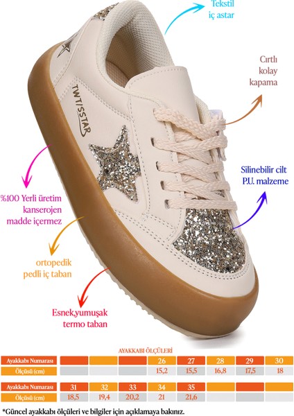 Rida Günlük Bağcıklı Kız Çocuk Spor Ayakkabı fiyatları