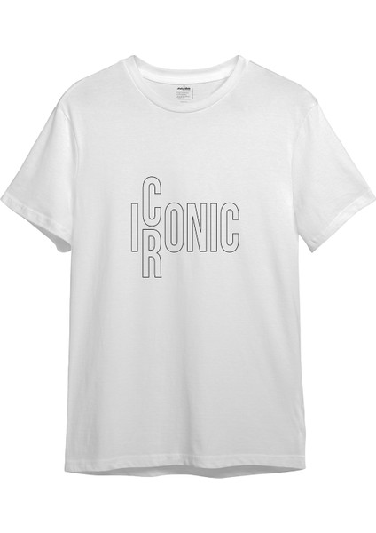 I/rconıc Tişört - Beyaz