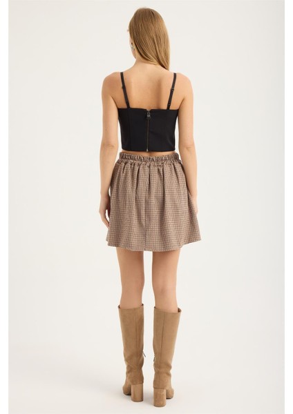 Mini 2 Cepli Pile Şeritli Etek indirimleri