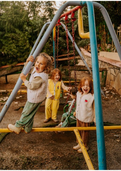 Helikopter Desenli Peluş Krem Yelek indirimleri