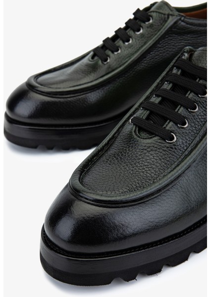 Erkek Hakiki Deri Haki Casual Ayakkabı 987 251A Erk Ayk SK25-26 Hakı Gyk modelleri