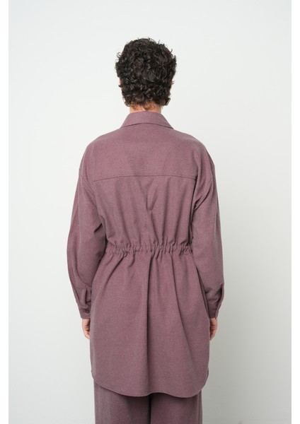 Kadın Taş Işlemeli Belden Bağlamalı Düz Renk Uzun Tesettüre Uygun Ceket indirimleri