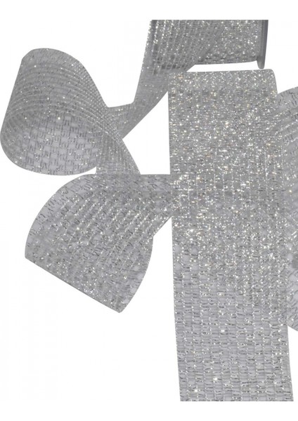 File Sim Kurdele 25 mm Gümüş 5 Metre