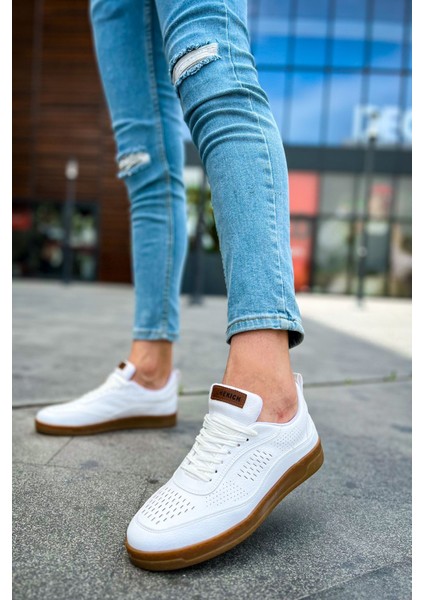 CH157 - Ckt Retro Erkek Ayakkabı Beyaz fiyatları
