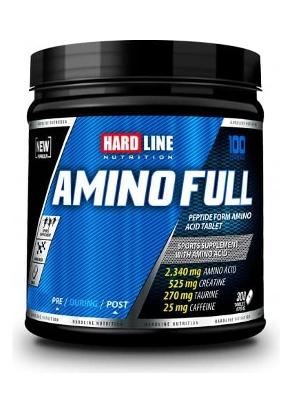 Hardline Amino Full 300 Tablet