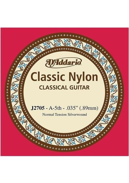 J2705 Klasik Gitar Tek Teli, Classic Nylon, Normal Tensi