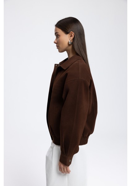 Osea Unisex Kahve Bomber Ceket fırsatları