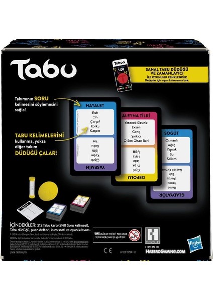 F5254 Hasbro Gaming - Tabu +13 Yaş fiyatları