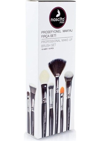 Profesyonel Makyaj Fırça Seti - 53 (10'lu)